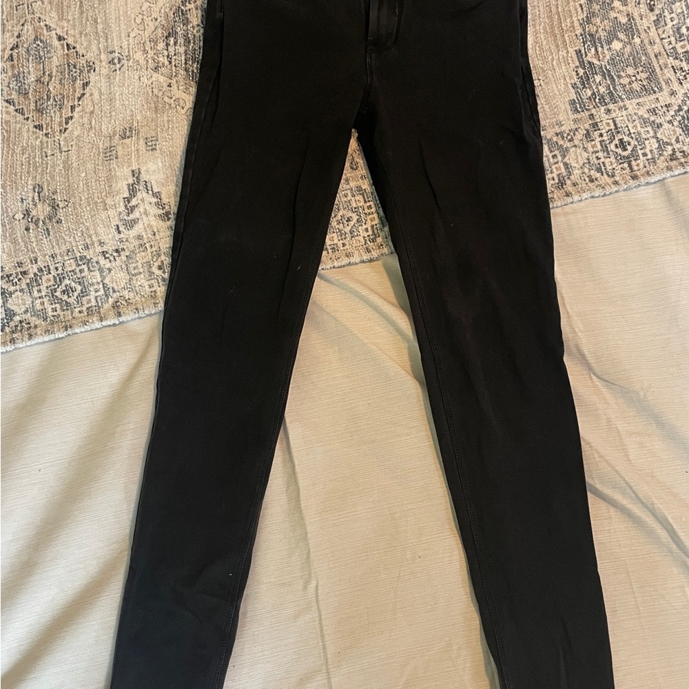 Freddy Black High-Waist Active Leggings